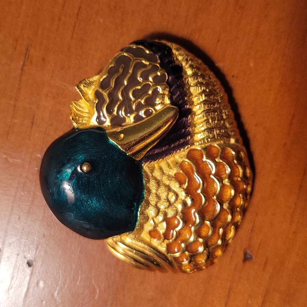 Vintage mallard pin 1990s